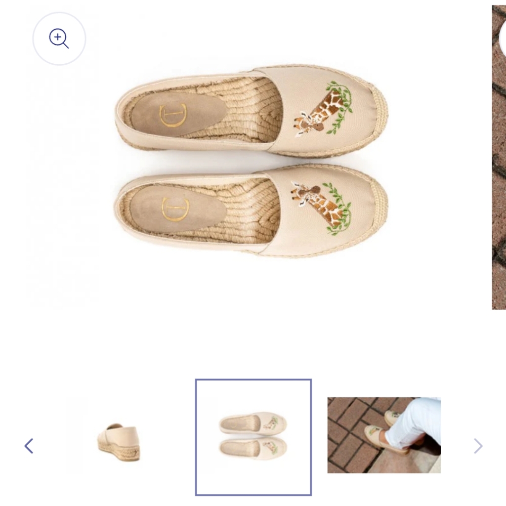 Claudia Triana giraffe shoes